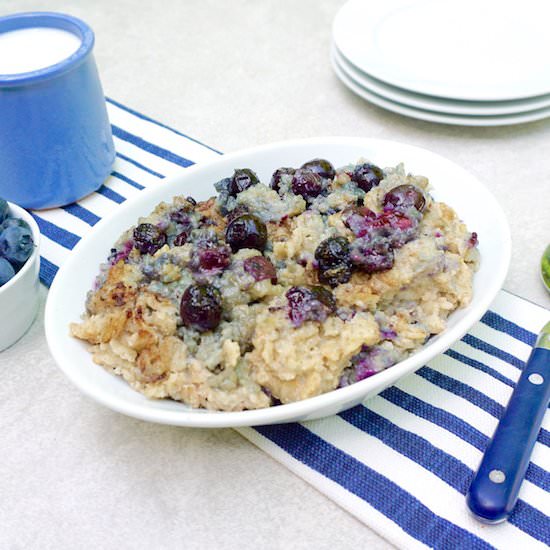 Blueberry Baked Oatmeal