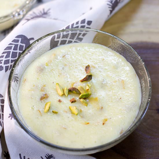 Rice Kheer Indian Rice Pudding