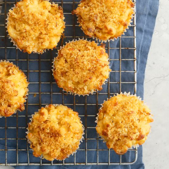 Leftover Mac and Cheese Cups
