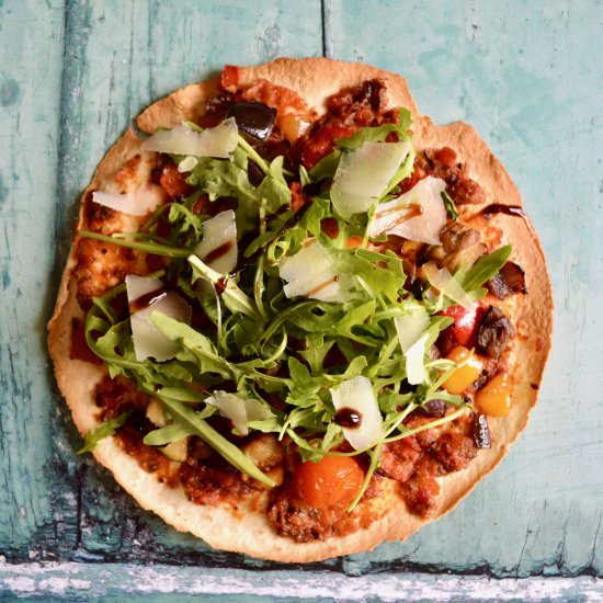 Vegetable Tostada