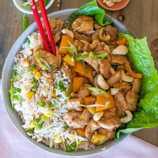 GF Kung Pao Chicken with Easy Rice