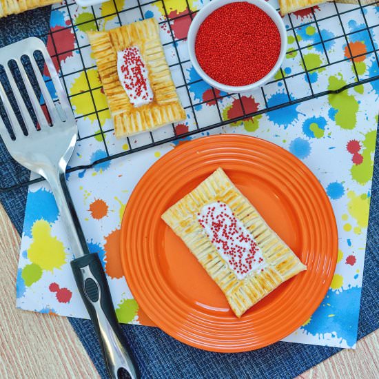 Strawberry Air Fryer Pop Tarts