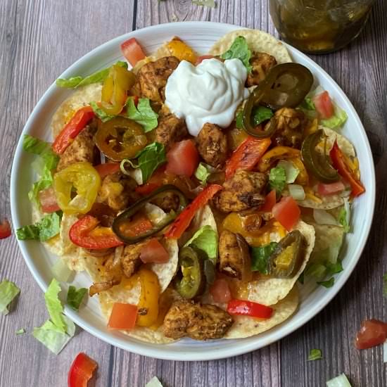 Chicken Fajita Nachos
