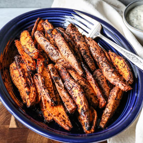 Air Fryer Sweet Potato Wedges