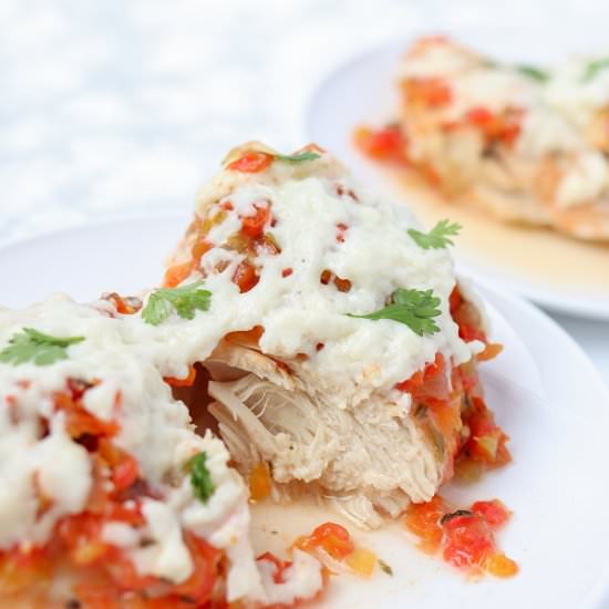 Crock Pot Salsa Fresca Chicken
