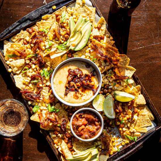 Loaded Vegetarian Nachos