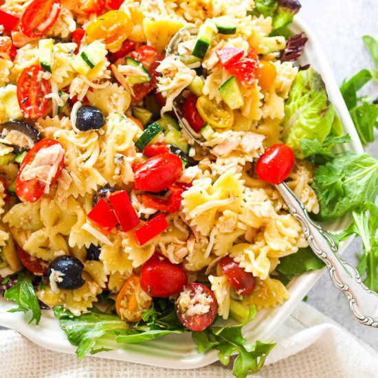 Italian Tuna Pasta Salad
