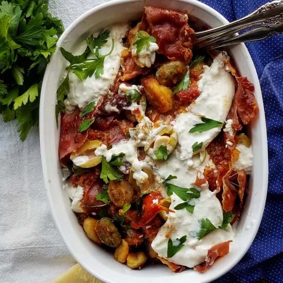 Cauliflower Gnocchi Puttanesca