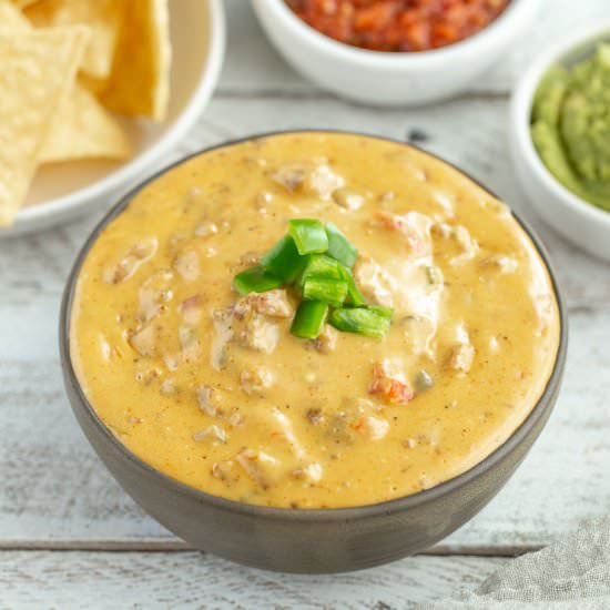 Smoked Velveeta Queso