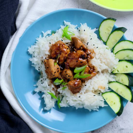 Teriyaki Chicken and Rice