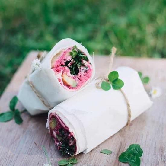 hummus wrap