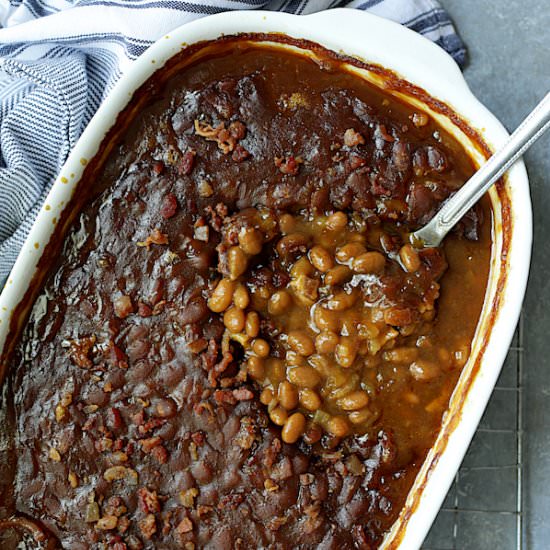 Kicked-Up Canned Baked Beans
