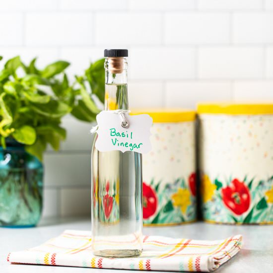 Homemade Basil Vinegar