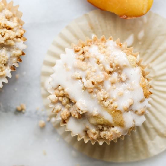 Peach Streusel Muffins
