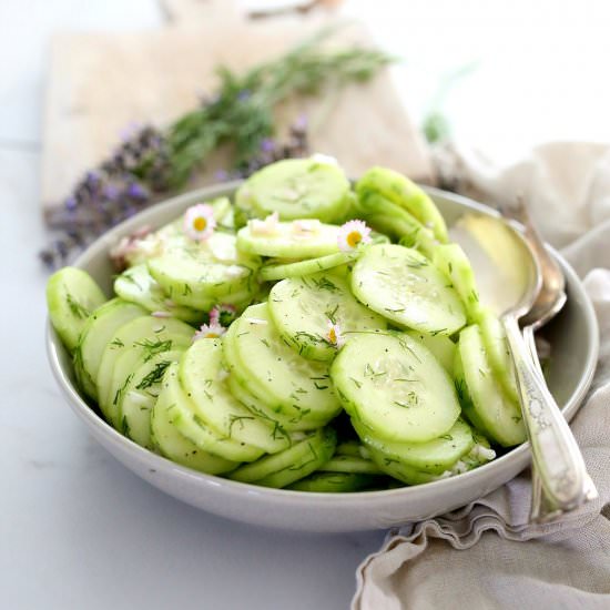 Crunchy Cucumber Salad