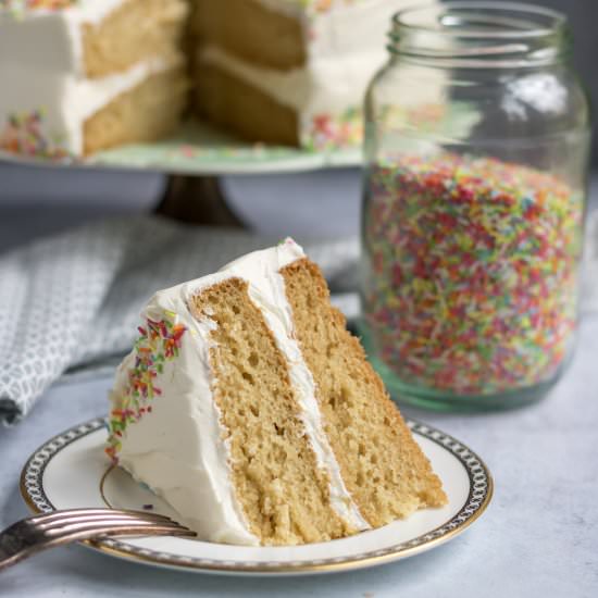 Vegan Vanilla Cake