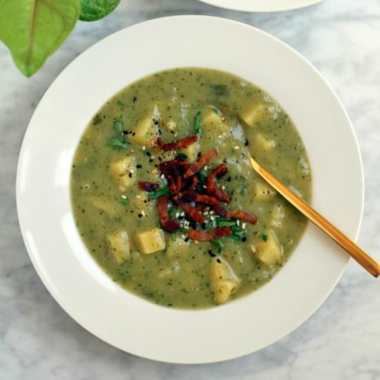 Potato, Leek and Celery Soup