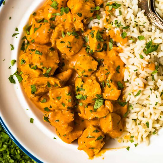 chicken tikka masala!