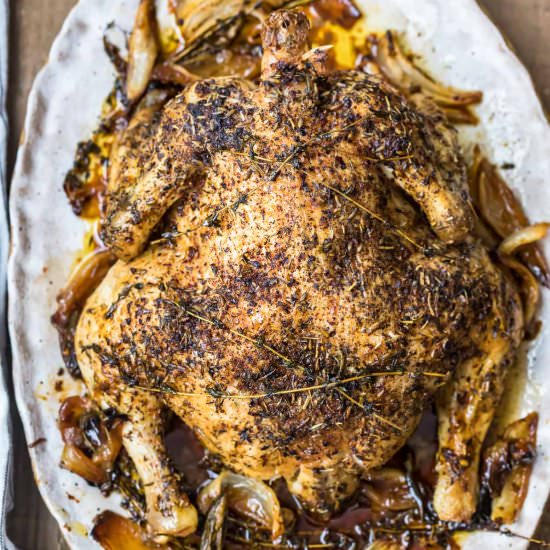 whole roast chicken!
