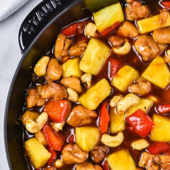 pineapple chicken!