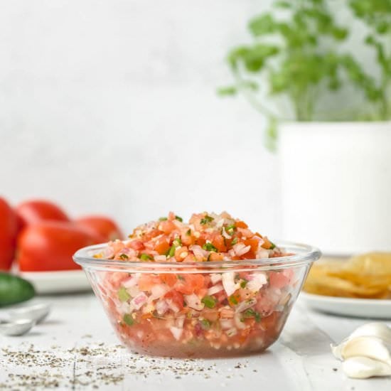 Pico De Gallo with Garlic
