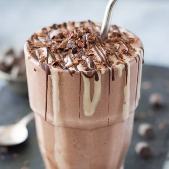 Tahini Chocolate Date Smoothie