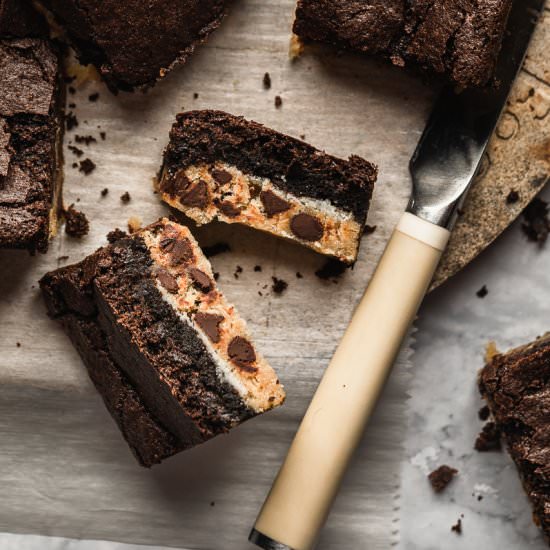 Vegan Slutty Brownies