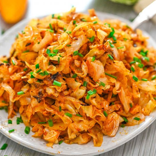 Easy Baked Cabbage