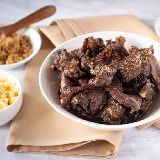 Teriyaki Air Fryer Beef Jerky
