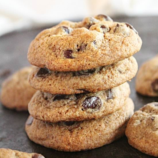 Dark Chocolate Chip Cookies