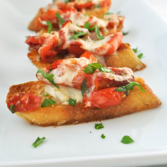 Double Tomato Bruschetta