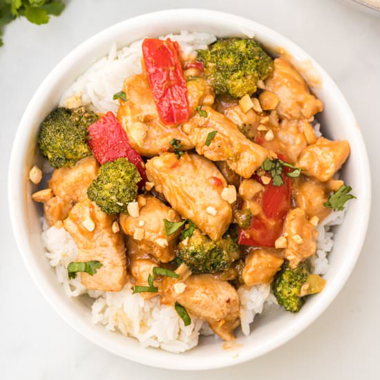 Easy Thai Peanut Chicken