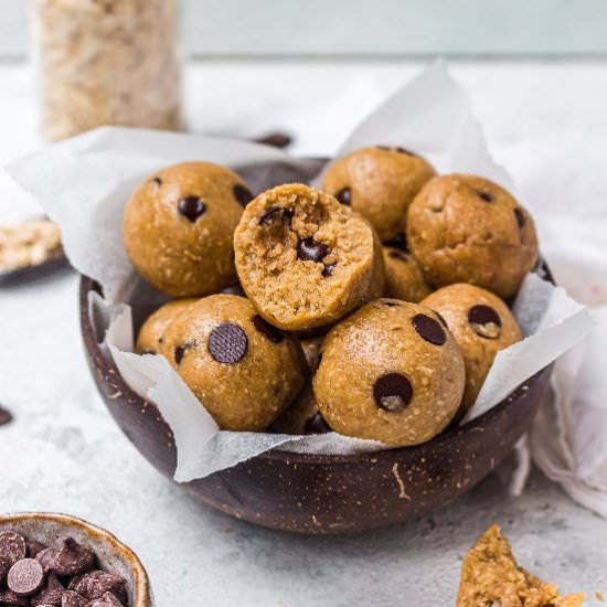 No Bake Cookie Dough Bites