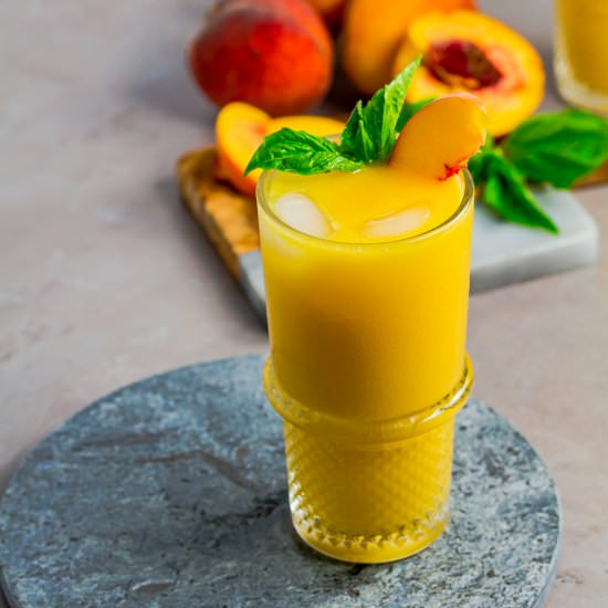 Tropical Peach Mango Rum Punch