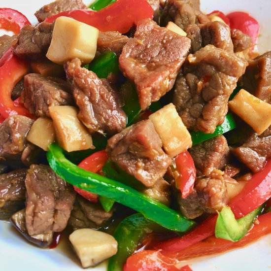 Beef and Oyster Mushroom Stir-fry
