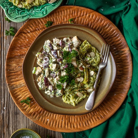 Chicken Salad with Capers and Olive