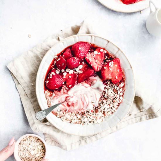 Pan Roasted Strawberries