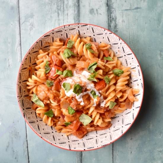 Chilli Prawn Pasta