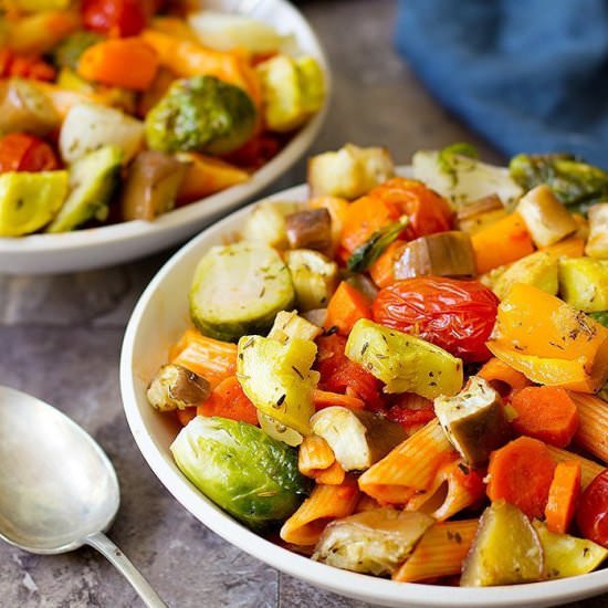 ROASTED VEGETABLE PASTA