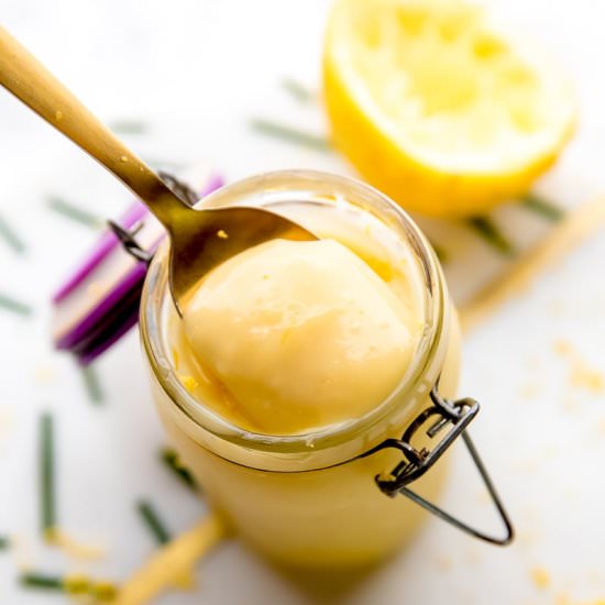 Easy Vegan Lemon Curd