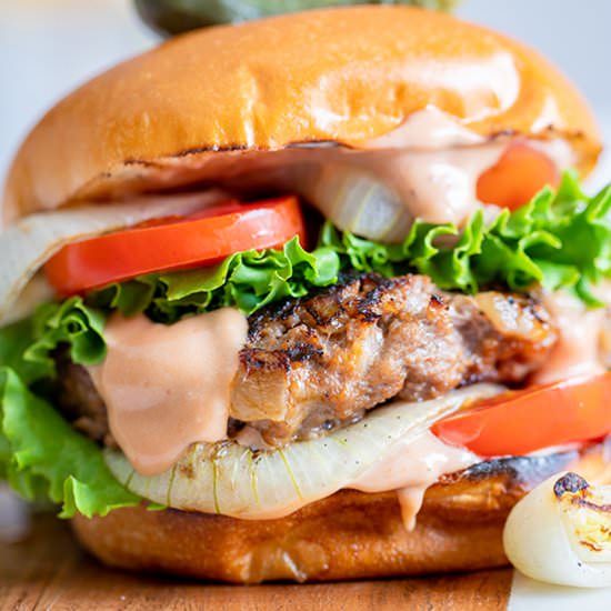 BBQ Onion Burger