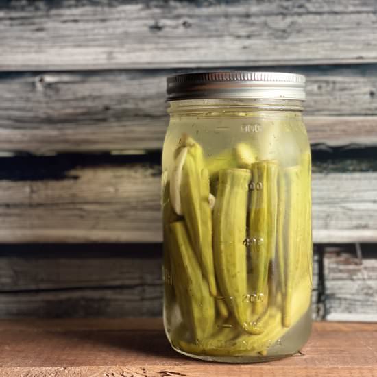 Refrigerator Pickled Okra