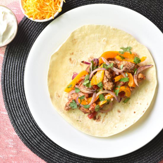 Oven Baked Chicken Fajitas
