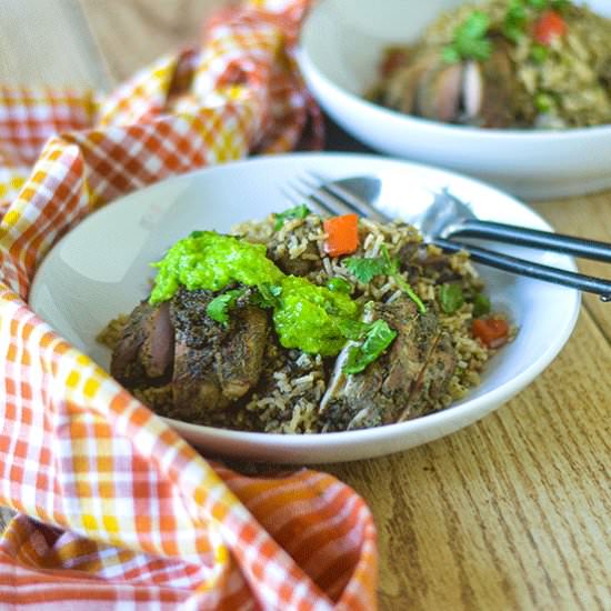 Jerk Chicken Fried Rice