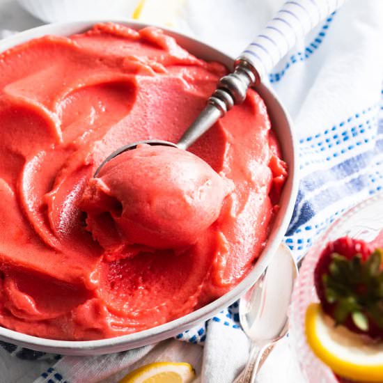 Strawberry Sorbet