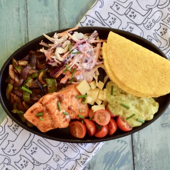Spiced Salmon Tacos