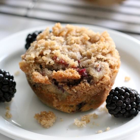 Gluten-Free Blackberry Muffins (V)