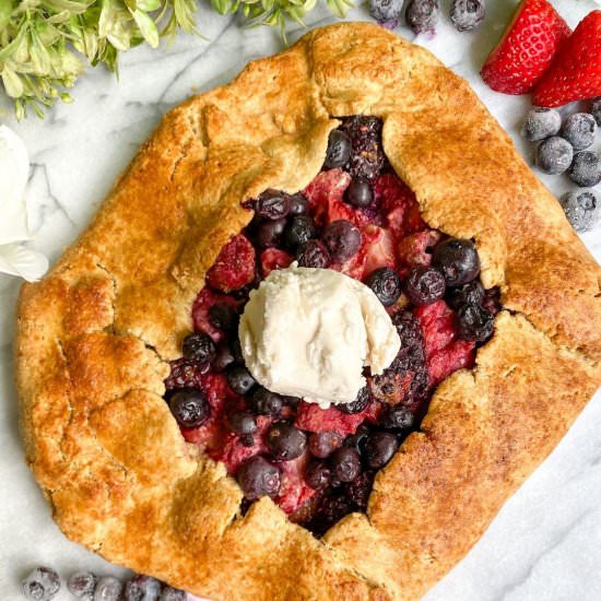 Gluten-Free Berry Galette