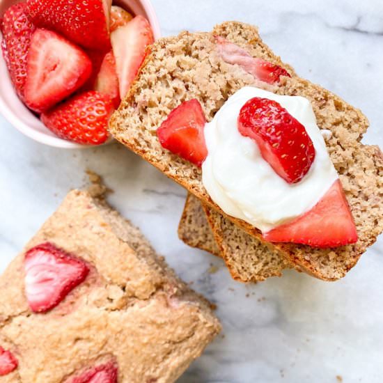 Strawberry Shortcake Banana Bread
