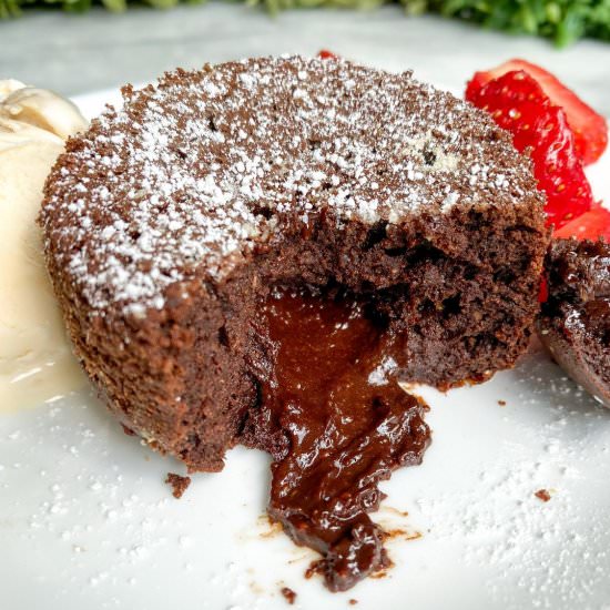 Gluten-Free Lava Cakes 4 Ingredient